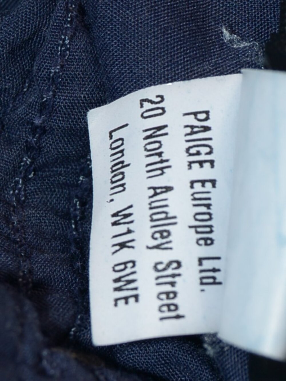 PAIGE Federal Slim Straight Jeans Men's Size 36 Louis Blue Wash - Picture 9 of 9